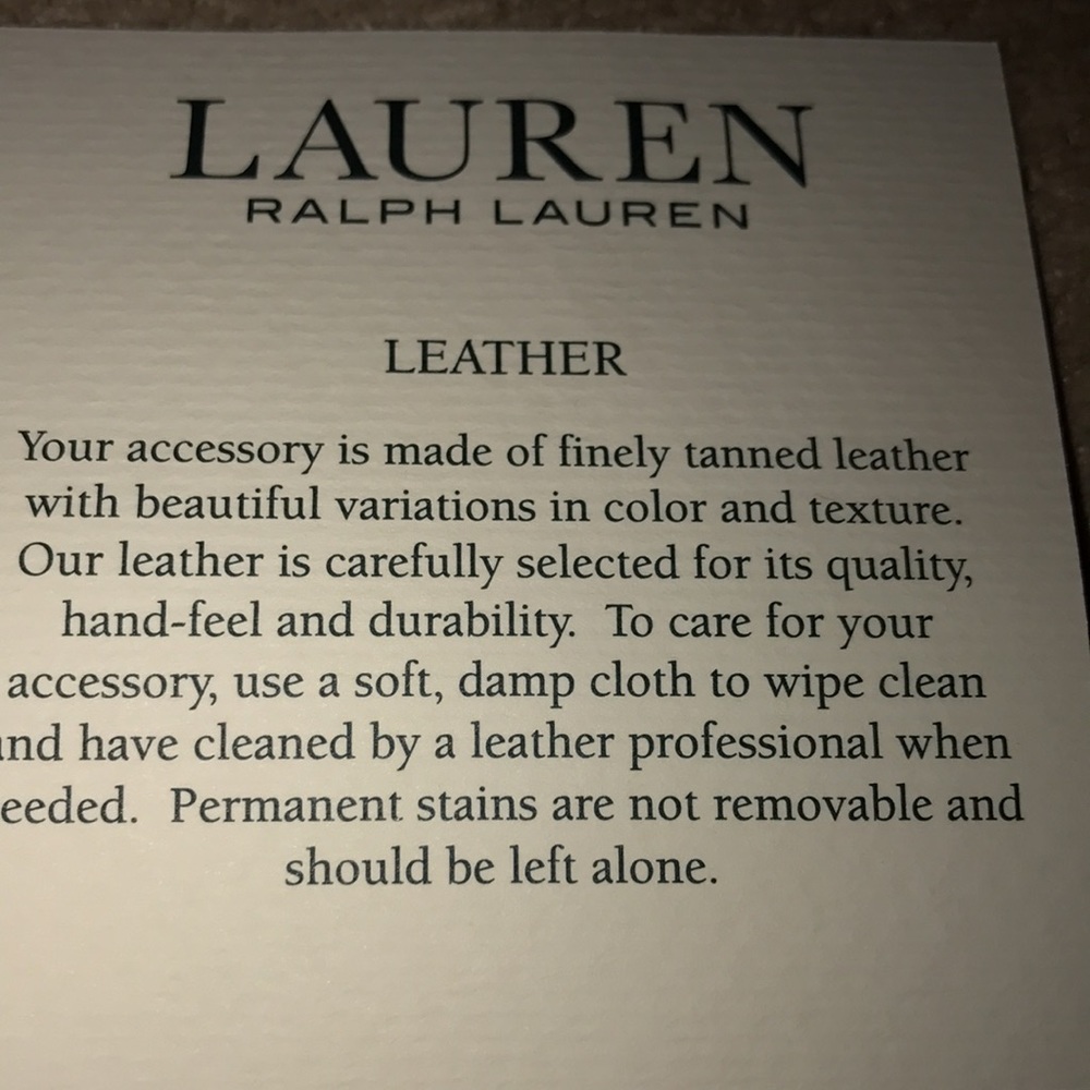 Vintage Ralph Lauren BLUE Small Pocketbook Never Used Tags Still On Dust Bag - Picture 8 of 11